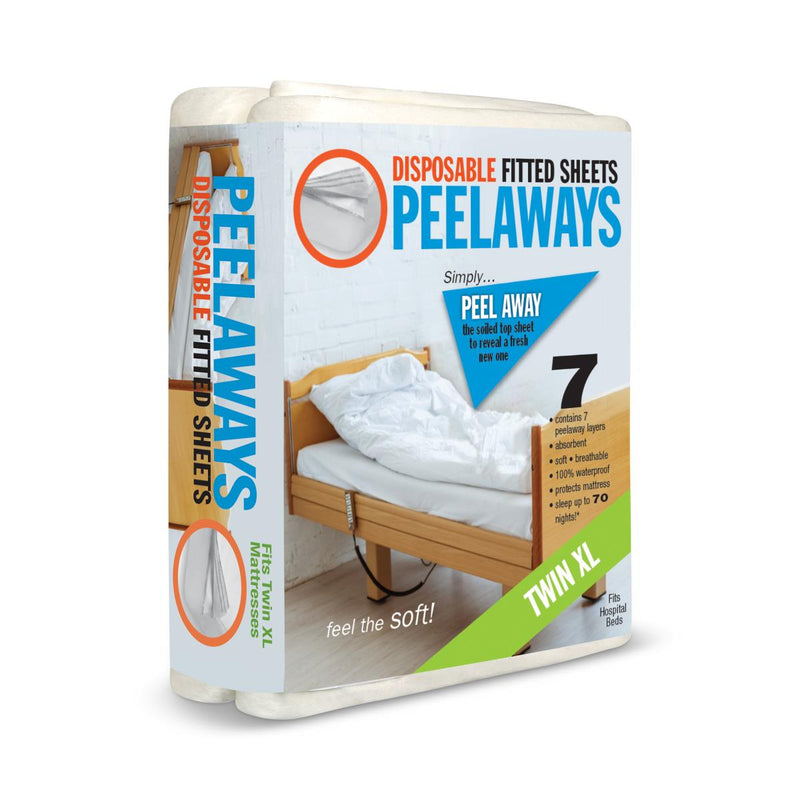 PeelAways Bed Sheet, 7 Layers, Twin XL Size, 1 EA (NONPA155H) Each