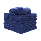 Hospeco® Microfiber Cloth 16x27 300 GSM Tri-Fold Navy, 12/Pack (HOSMFC3001627NV) Pack of 12