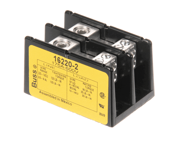 Ovention 02.15.063.00 Distribution Block,2 Position (OVE02-15-063-00) Each