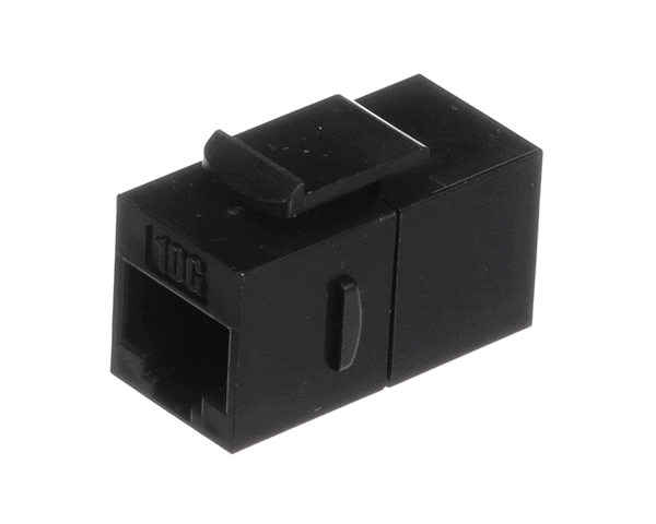 Ovention 02.20.436.00 Bulkhead Cplr,Black,Female (OVE02-20-436-00) Each