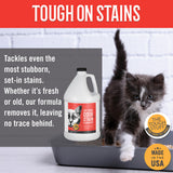 Tough Stuff® Cat Urine Odor & Stain Eliminator, Original, 1 Gallon Bottle (HOSP128CUR) 1 Gallon Bottle