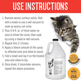 Tough Stuff® Cat Urine Odor & Stain Eliminator, Original, 1 Gallon Bottle (HOSP128CUR) 1 Gallon Bottle