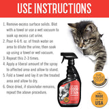 Tough Stuff® Cat Urine Odor & Stain Eliminator, Original, 32 oz Bottle (HOSP32CUR) Each
