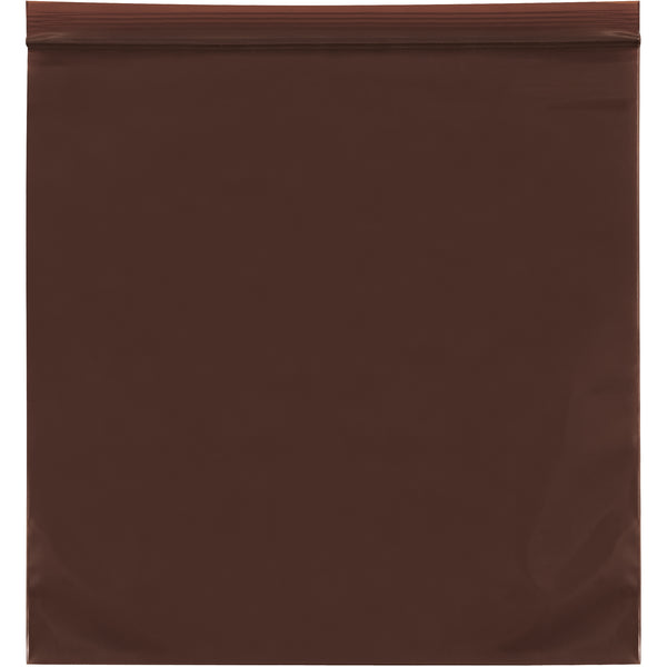 12 x 15" - 3 Mil Reclosable Amber UV Bags (PB12107) Case Of 1000