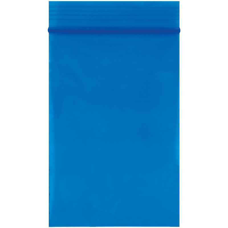 2 x 3" - 2 Mil Blue Reclosable Poly Bags (PB3525BL) Case Of 1000
