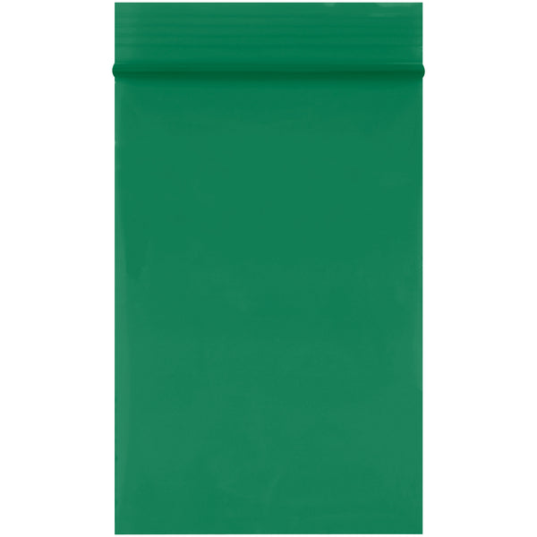 2 x 3" - 2 Mil Green Reclosable Poly Bags (PB3525G) Case Of 1000