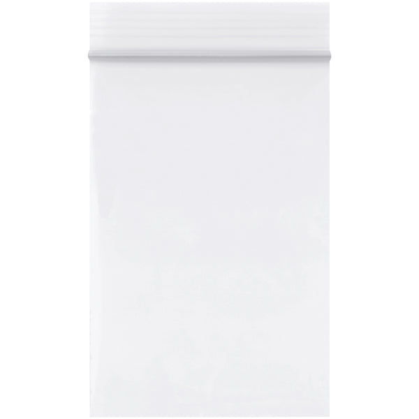 2 x 3" - 2 Mil White Reclosable Poly Bags (PB3525W) Case Of 1000