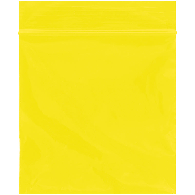 3 x 3" - 2 Mil Yellow Reclosable Poly Bags (PB3540Y) Case Of 1000