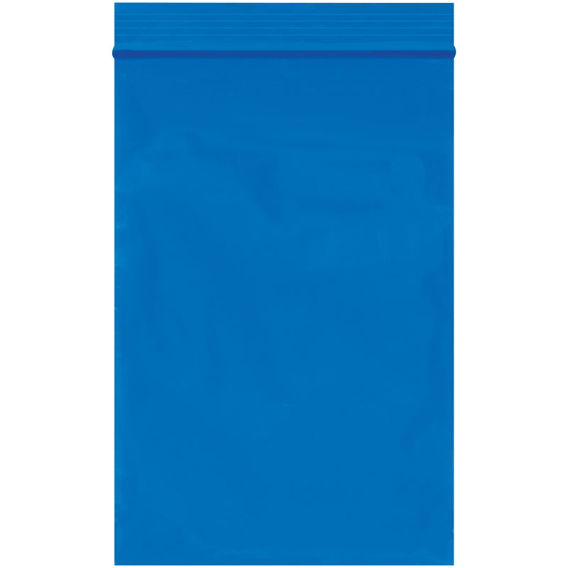 4 x 6" - 2 Mil Blue Reclosable Poly Bags, Case Of 1000 Case Of 1000