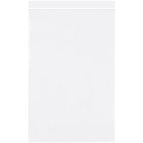 6 x 9" - 2 Mil White Reclosable Poly Bags, Case Of 1000 Case Of 1000