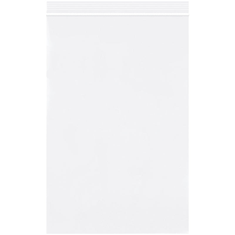 6 x 9" - 2 Mil White Reclosable Poly Bags, Case Of 1000 Case Of 1000