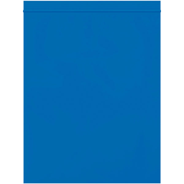 8 x 10" - 2 Mil Blue Reclosable Poly Bags, Case Of 1000 Case Of 1000