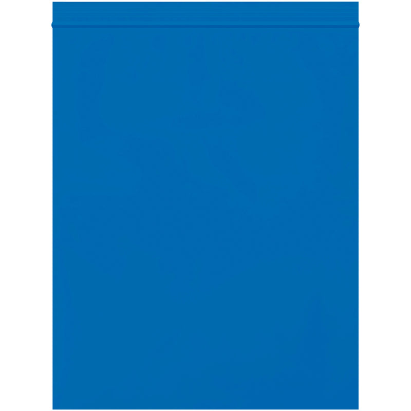 8 x 10" - 2 Mil Blue Reclosable Poly Bags, Case Of 1000 Case Of 1000