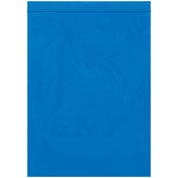 9 x 12" - 2 Mil Blue Reclosable Poly Bags, Case Of 1000 Case Of 1000