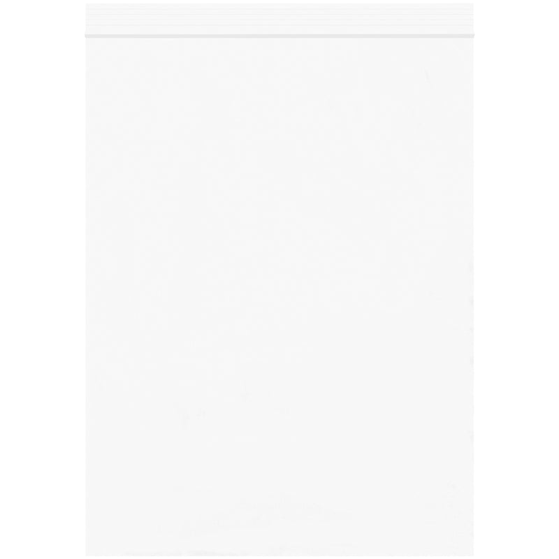 9 x 12" - 2 Mil White Reclosable Poly Bags, Case Of 1000 Case Of 1000