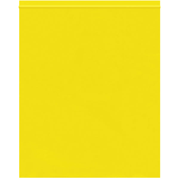10 x 12" - 2 Mil Yellow Reclosable Poly Bags (PB3655Y) Case Of 1000