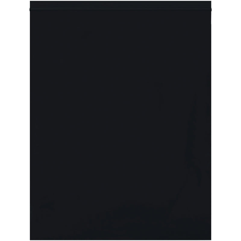 12 x 15" - 2 Mil Black Reclosable Poly Bags (PB3670BK) Case Of 1000