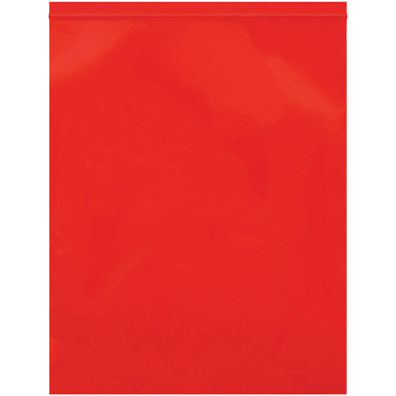 12 x 15" - 2 Mil Red Reclosable Poly Bags (PB3670R) Case Of 1000