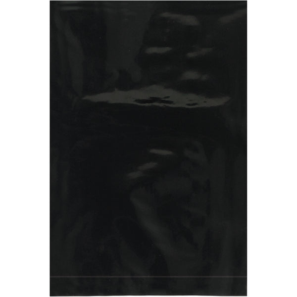 4 x 6" - 2 Mil Black Flat Poly Bags, Case Of 1000 Case Of 1000