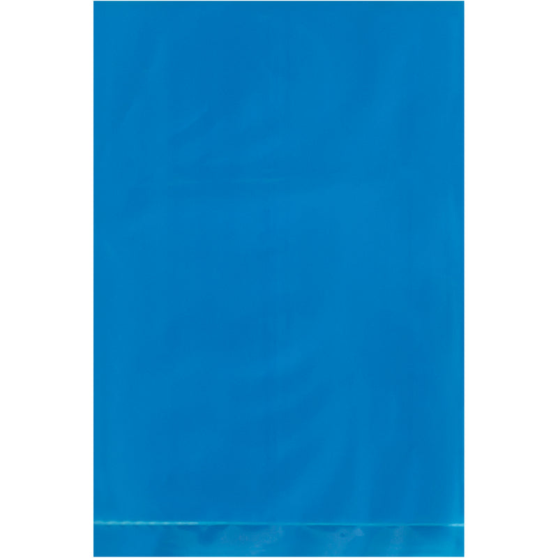 4 x 6" - 2 Mil Blue Flat Poly Bags, Case Of 1000 Case Of 1000