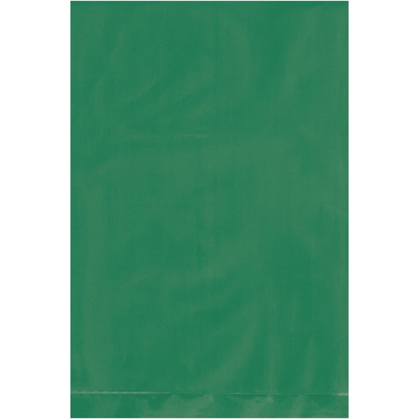 4 x 6" - 2 Mil Green Flat Poly Bags, Case Of 1000 Case Of 1000