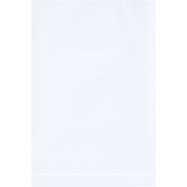 4 x 6" - 2 Mil White Flat Poly Bags, Case Of 1000 Case Of 1000