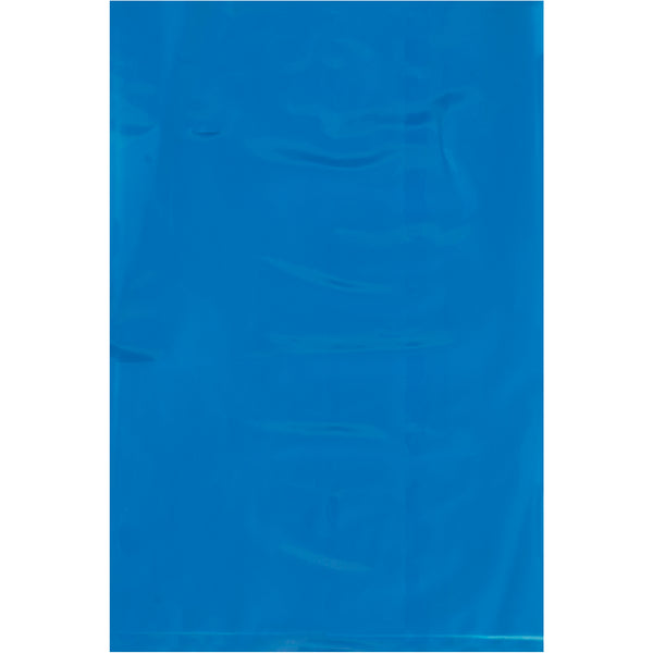 6 x 9" - 2 Mil Blue Flat Poly Bags, Case Of 1000 Case Of 1000