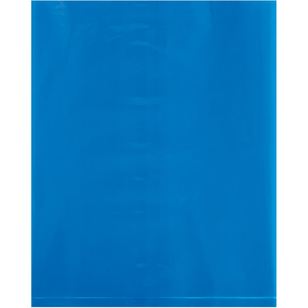 8 x 10" - 2 Mil Blue Flat Poly Bags, Case Of 1000 Case Of 1000