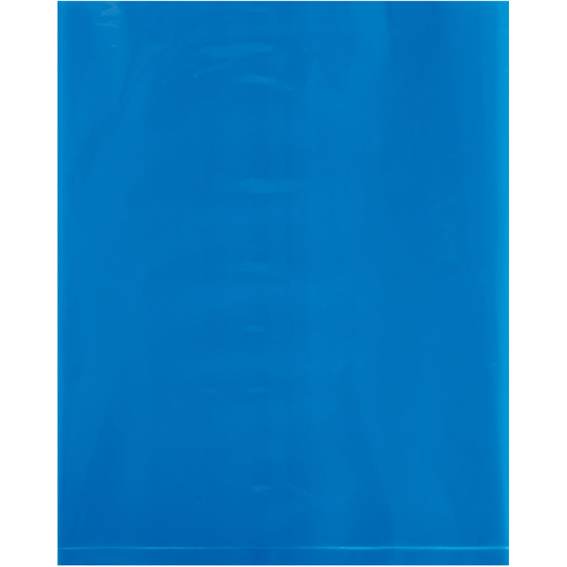 8 x 10" - 2 Mil Blue Flat Poly Bags, Case Of 1000 Case Of 1000