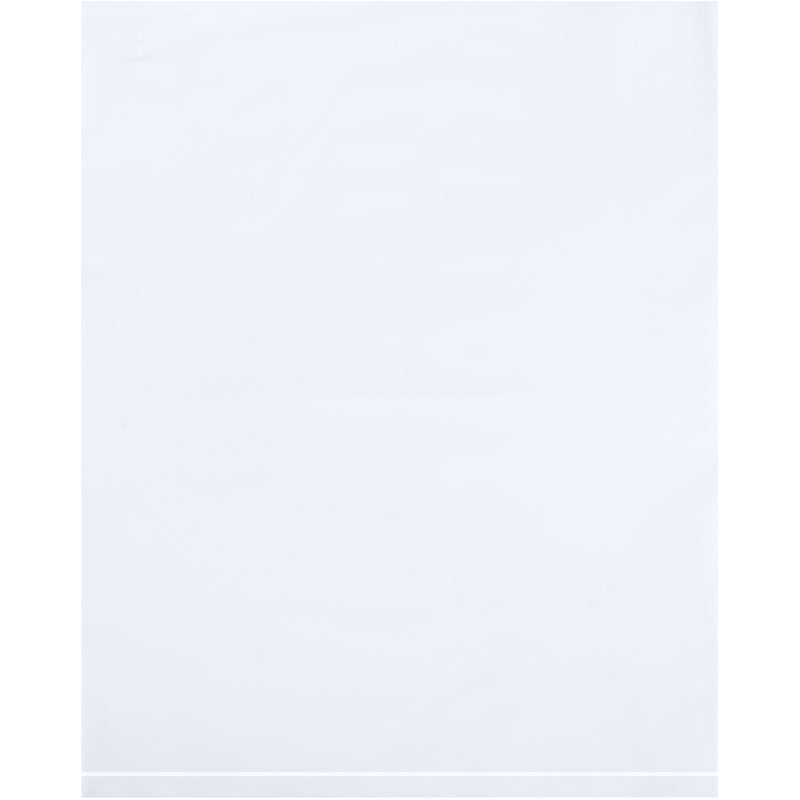 8 x 10" - 2 Mil White Flat Poly Bags, Case Of 1000 Case Of 1000