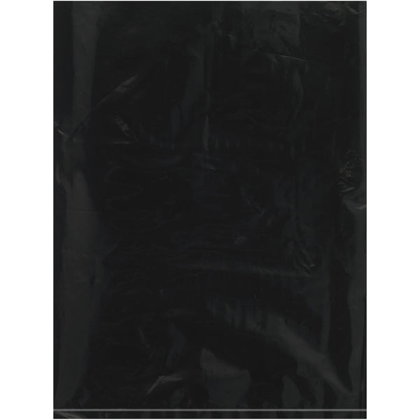 9 x 12" - 2 Mil Black Flat Poly Bags, Case Of 1000 Case Of 1000