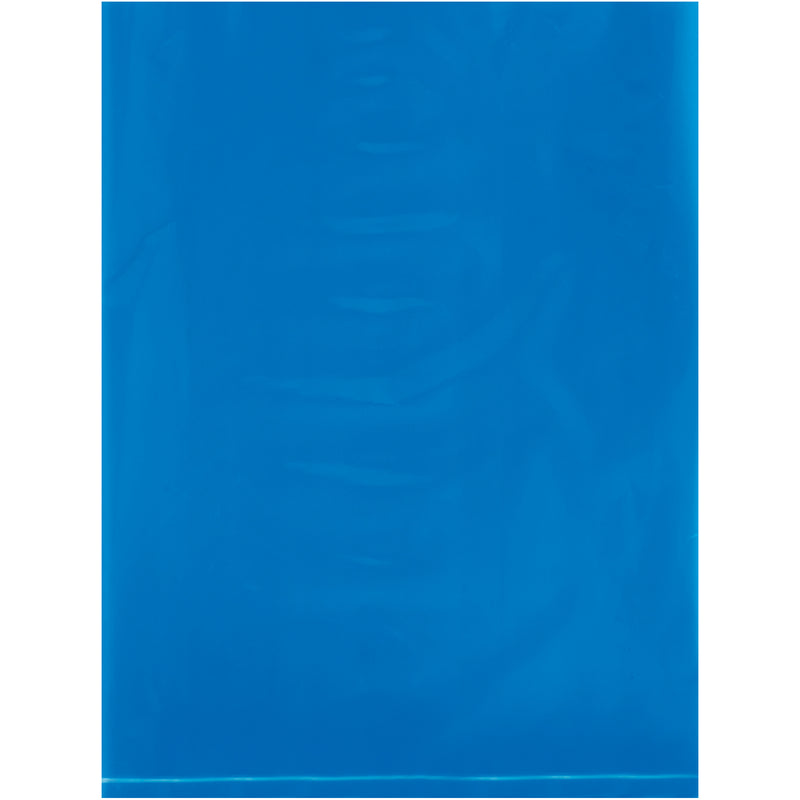 9 x 12" - 2 Mil Blue Flat Poly Bags, Case Of 1000 Case Of 1000