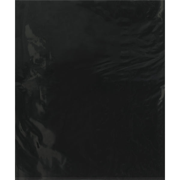 15 x 18" - 2 Mil Black Flat Poly Bags, Case Of 1000 Case Of 1000