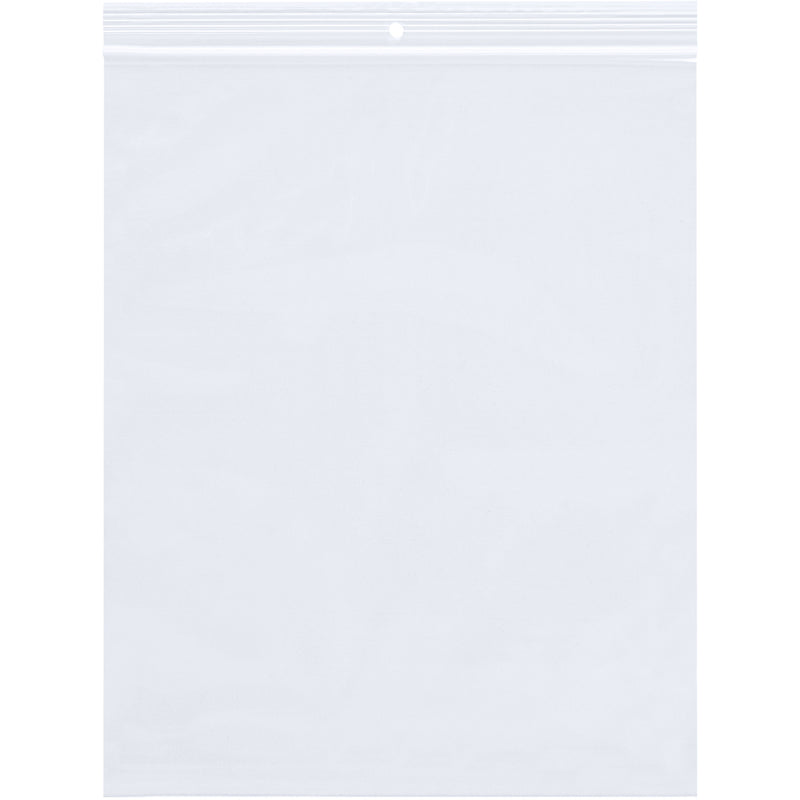 4 x 4" - 2 Mil Reclosable Poly Bags w/ Hang Hole, Case Of 1000 Case Of 1000