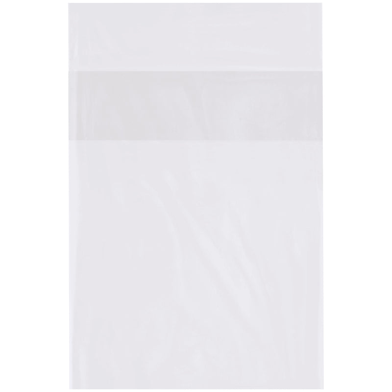 5 x 7" - 1 Mil Flap Lock Poly Bags, Case Of 2000 Case Of 2000