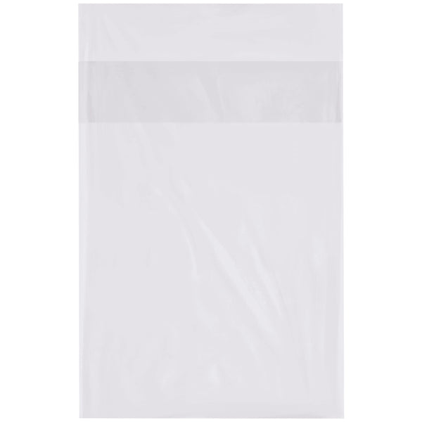 9 x 12" - 1 Mil Flap Lock Poly Bags, Case Of 1000 Case Of 1000