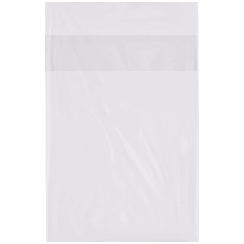 9 x 12" - 1 Mil Flap Lock Poly Bags, Case Of 1000 Case Of 1000