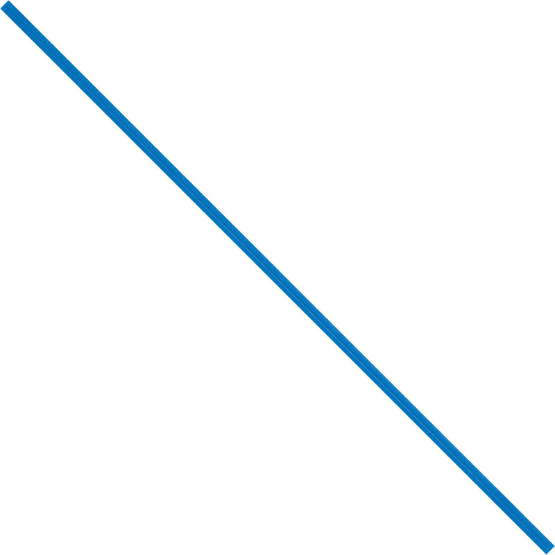 10 x 5/32" Blue Paper Twist Ties (PBT10B) Case Of 2000