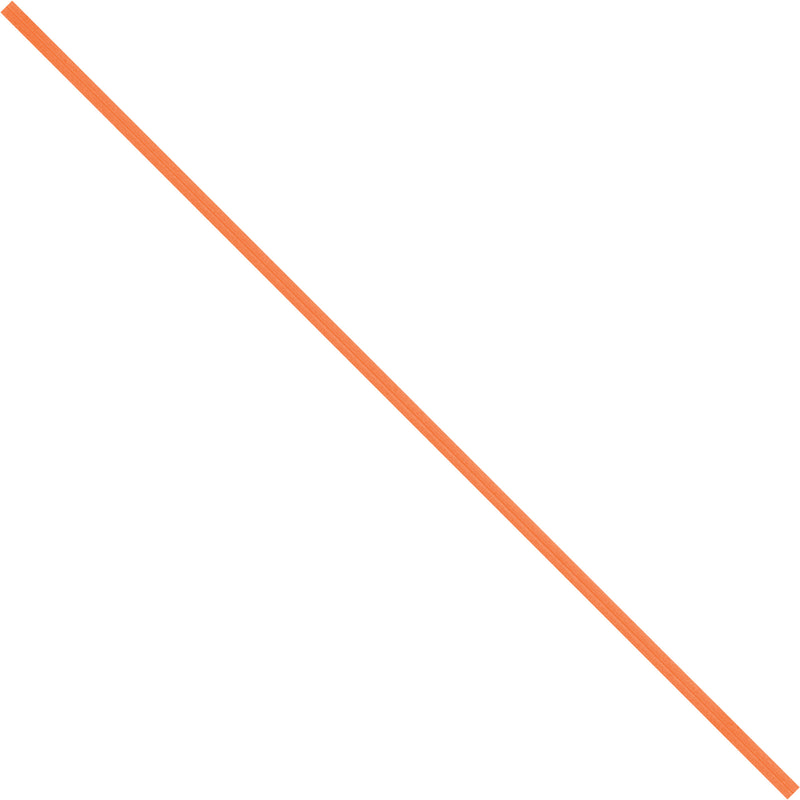 10 x 5/32" Orange Paper Twist Ties (PBT10O) Case Of 2000