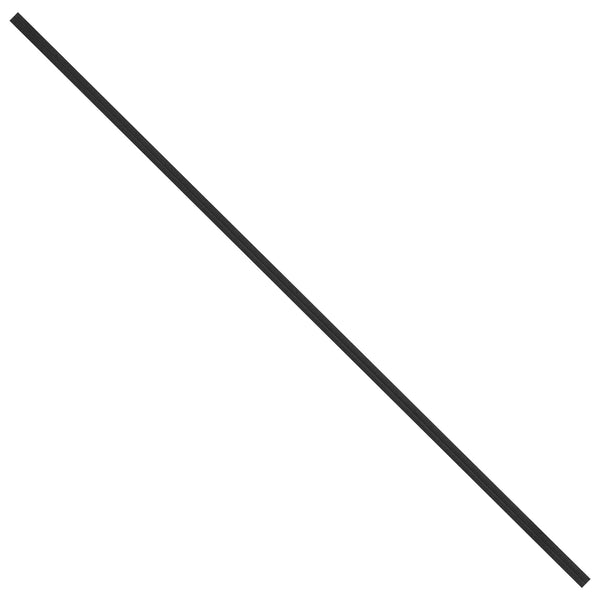 4 x 5/32" Black Paper Twist Ties, Case Of 2000 Case Of 2000