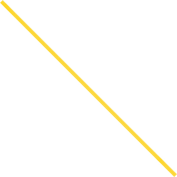 4 x 5/32" Yellow Paper Twist Ties, Case Of 2000 Case Of 2000