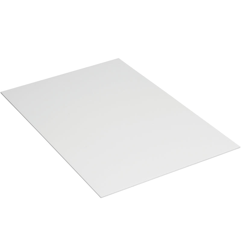 48 x 96" White Plastic Corrugated Sheets (PCS4896W) Bundle Of 10