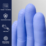 Safety Zone® Nitrile Powder Free 4 mil Exam Gloves, Blue, Sm, Case of 1000 (SZNPCS772) Case of 1000