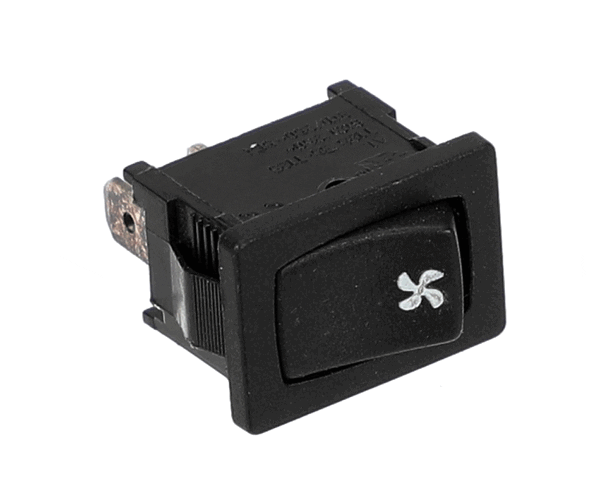 PERLICK 1026317A SWITCH, MOMENTARY, BLACK, FAN SYMBOL (PE1026317A) Each