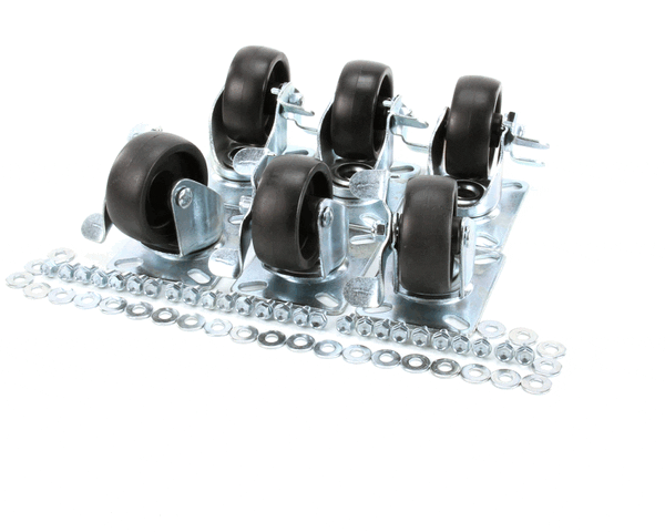 PERLICK 57787 CASTER KIT, SET OF 6, 3.75 (PE57787) Each