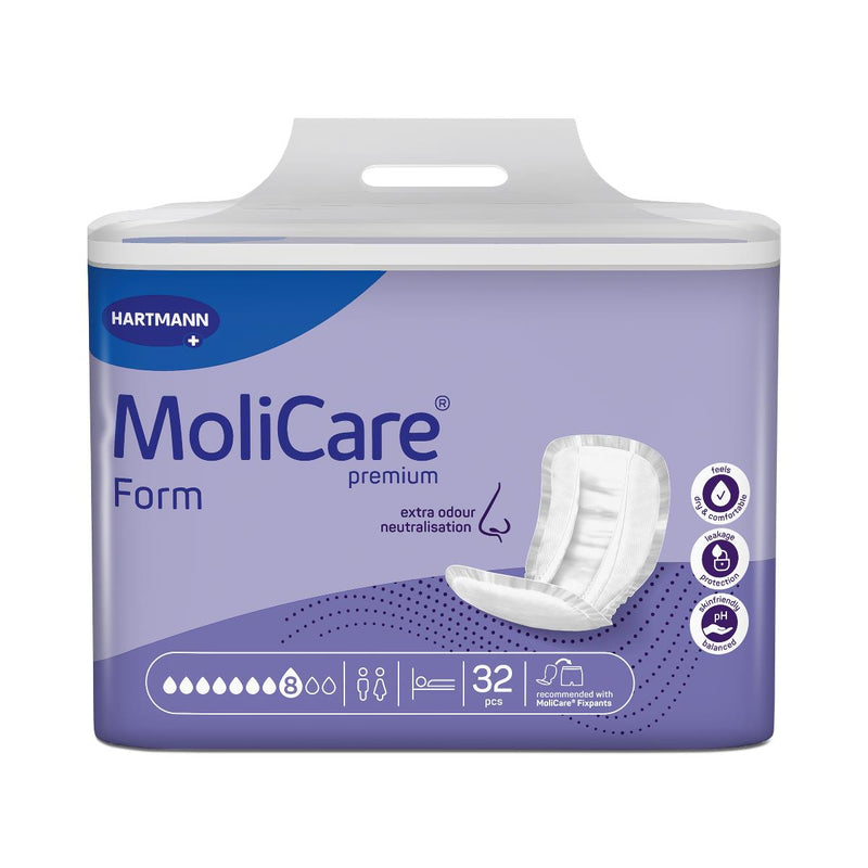 MoliForm Soft Incontinence Liners, 13" x 27", Overnight, 128/CS (PHT1684080) Case of 128