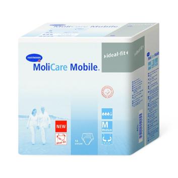 MoliCare Premium Mobile 6D Disposable Protective Underwear, Size M, 31"-47" Waist/Hip, 42/CS (PHT915832) Case of 42