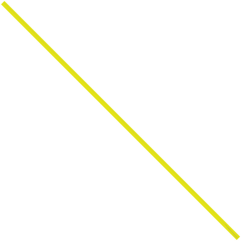 10 x 5/32" Yellow Plastic Twist Ties (PLT10Y) Case Of 2000