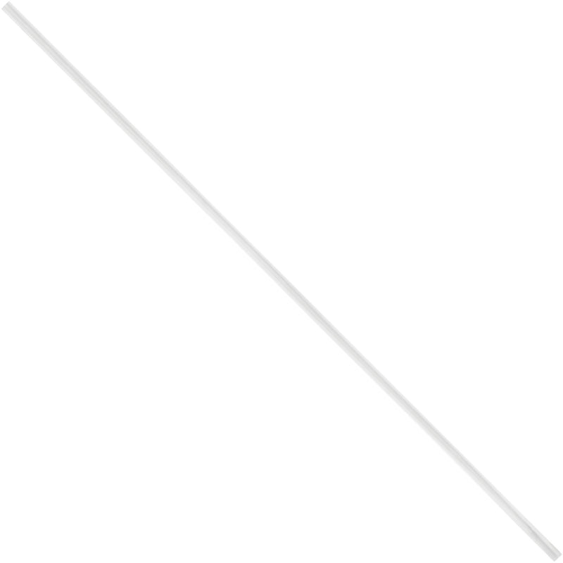 12 x 5/32" White Plastic Twist Ties (PLT12W) Case Of 2000