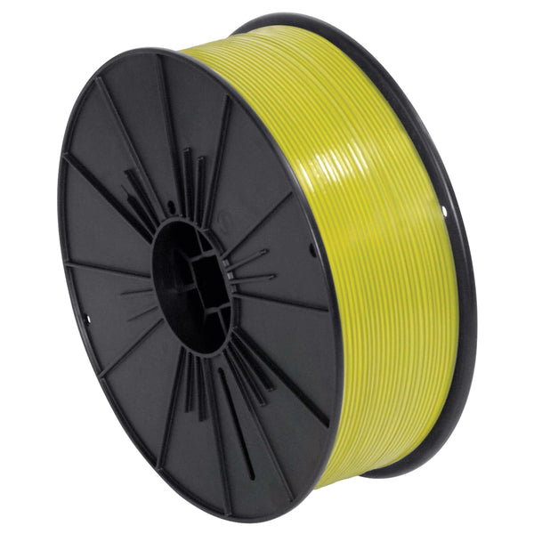 5/32" x 7000' Yellow Plastic Twist Tie Spool, Each Each